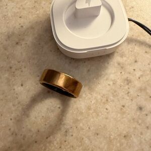 Gold Smart Ring, size 9